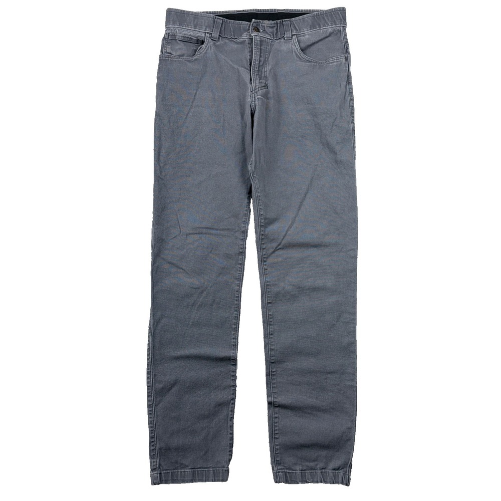 Origin Maine Pants Mens 34x34 (Fits 34x32) Gray Canvas Straight USA Stretch